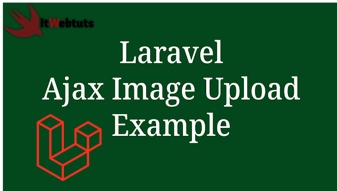 Laravel Ajax Image Upload Example
