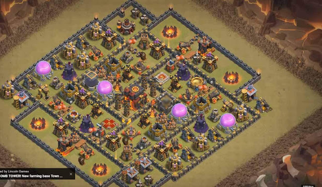 Base Town Hall 10 Clash of Clans War