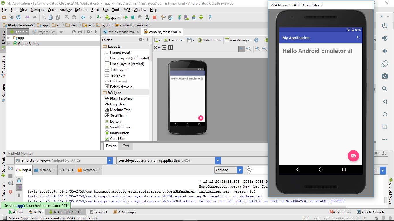 Android-er: Create AVD using new Android Emulator in Android Studio   Preview