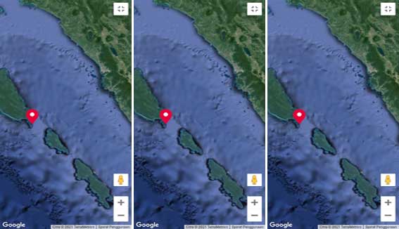 map Pulau Panangalat Kepulauan Mentawai