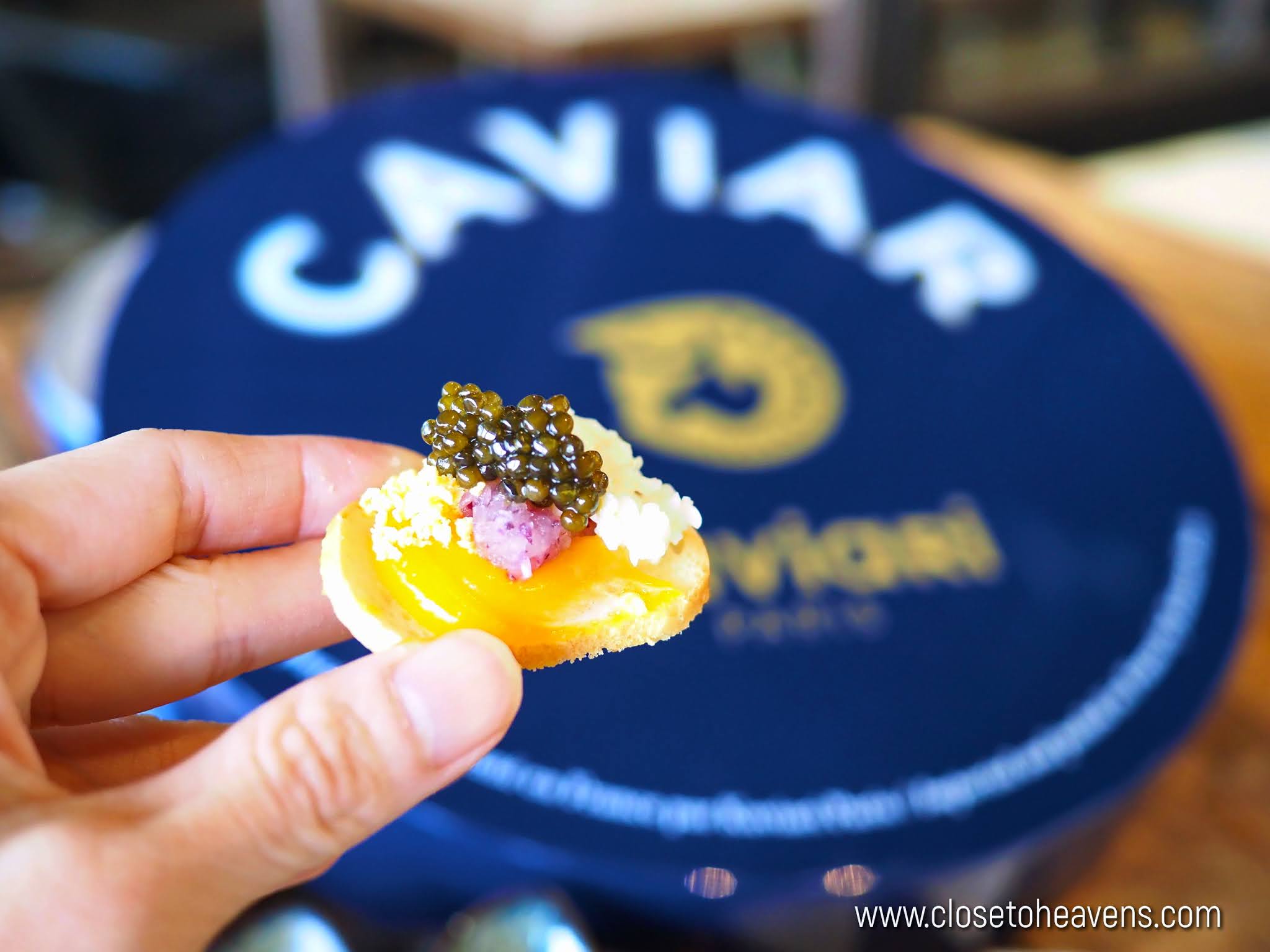 Copper Buffet เสิร์ฟ Kaviari caviar แบรนด์ระดับโลกจากฝรั่งเศส