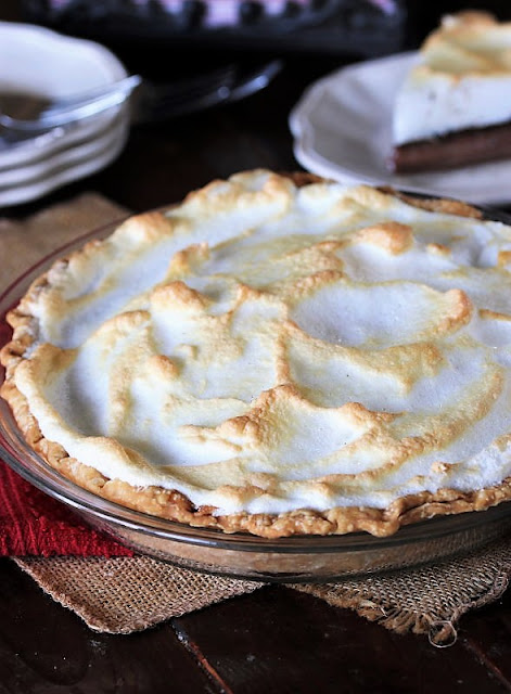 Meringue Topping on Nanny's Old-Fashioned Chocolate Pie Image