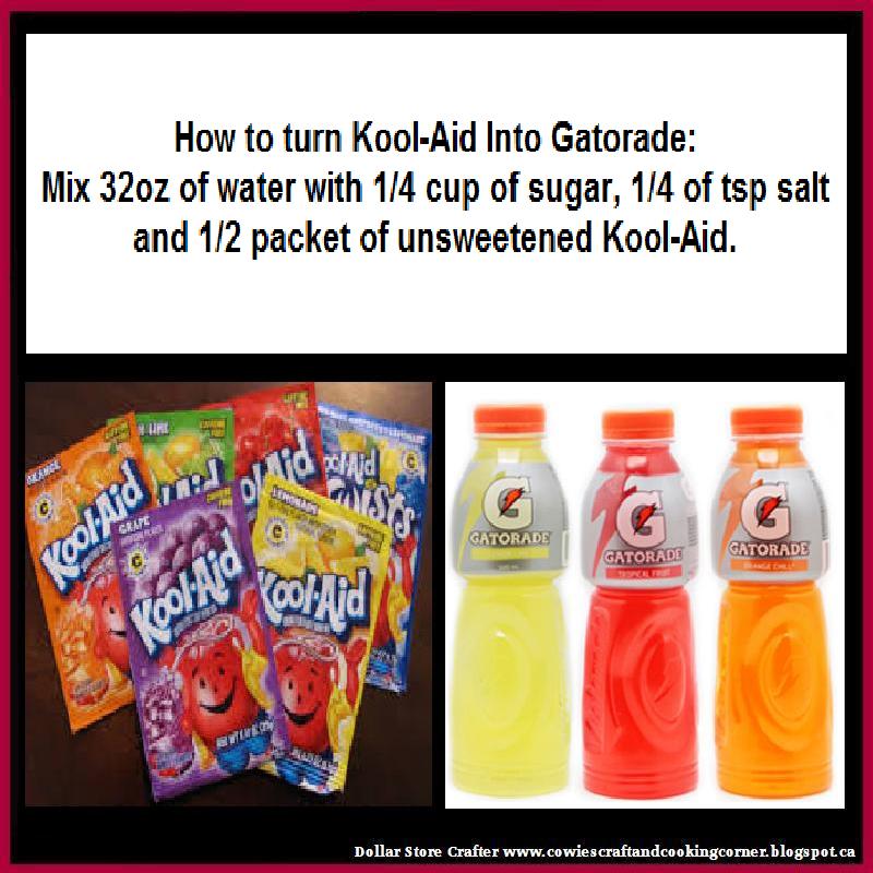 Dollar Store Crafter Turn KoolAid Into Gatorade