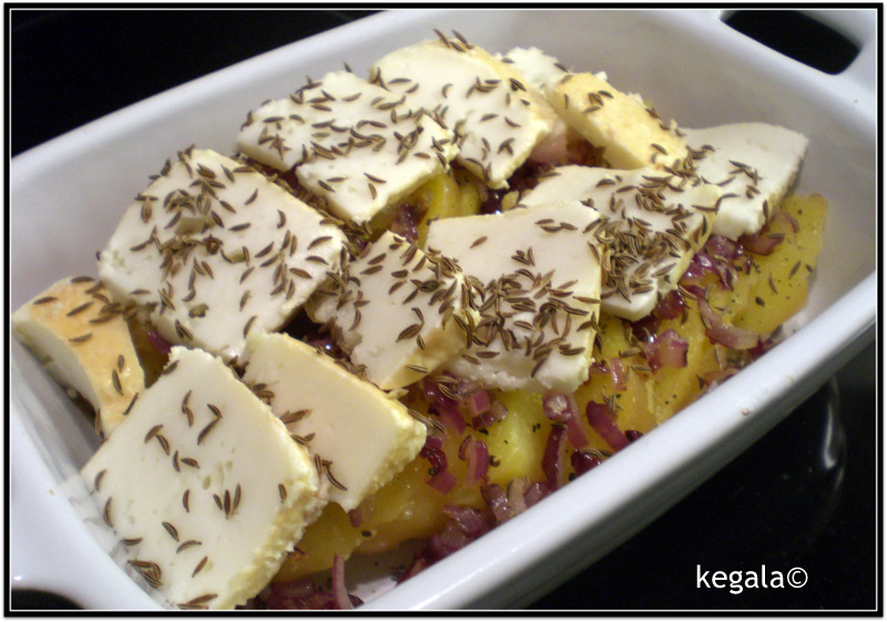 Kk = Kegala kocht: abgekuckt: Kartoffeln überbacken mit Münsterkäse