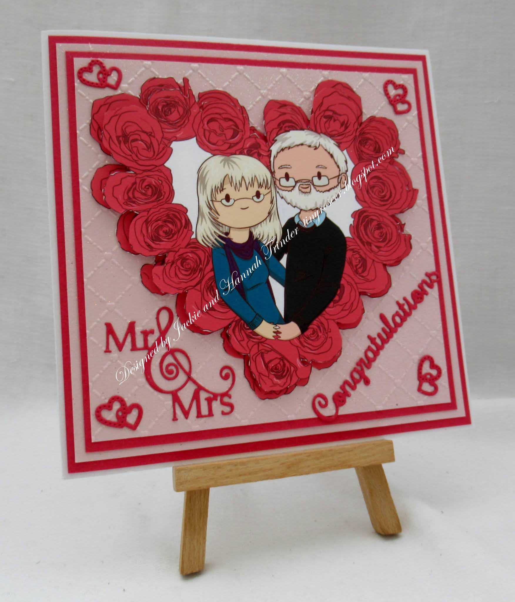 Tinyrose's Craft Room: Congratulations on your Wedding Card