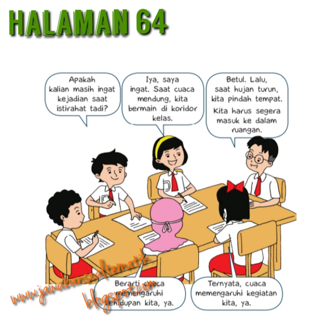 Kunci Jawaban Buku Siswa Kelas 3 Tema 5 Halaman 63 64 67 Dan 68 - Jawaban Soal Tematik