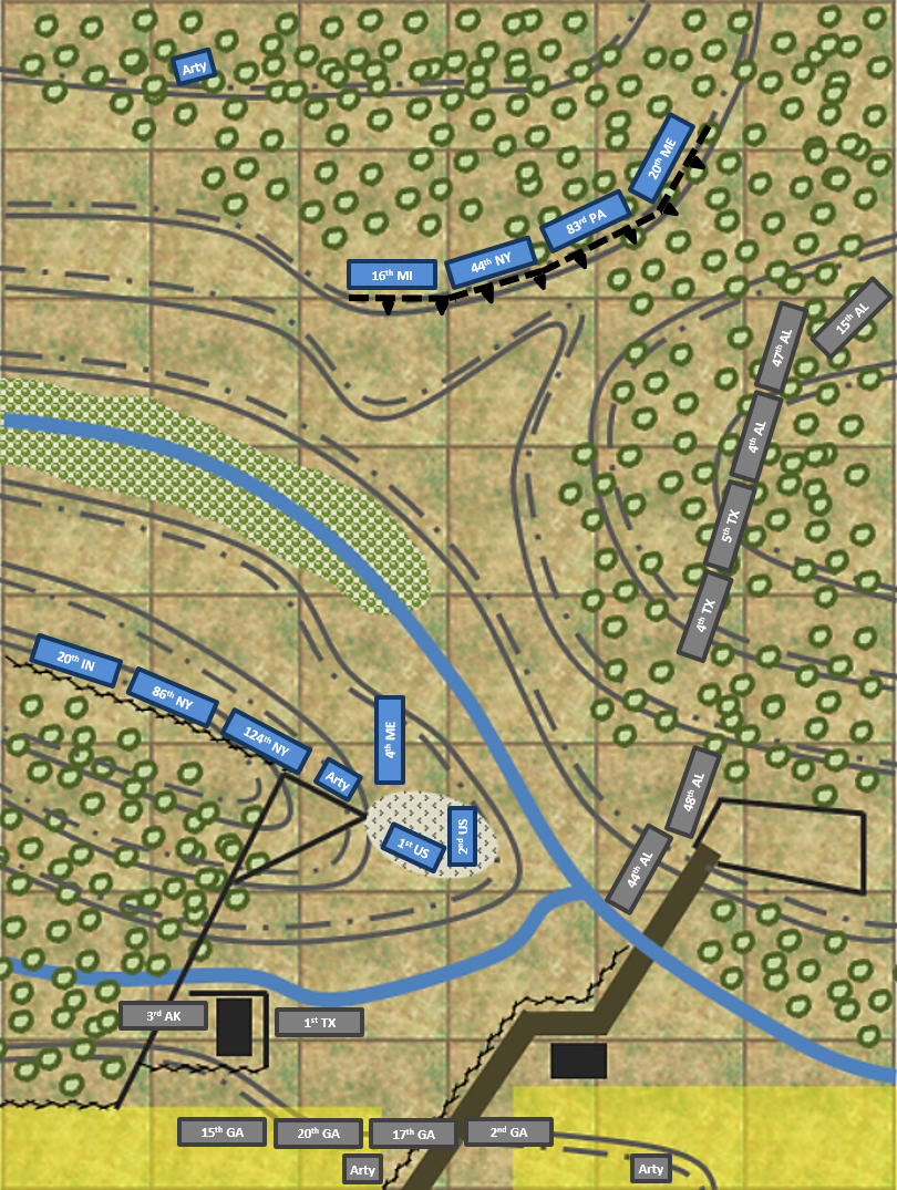 Jay's Wargaming Madness ACW Scenario Little Round Top