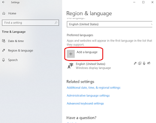 Cara Mengganti Bahasa Pada Windows 10
