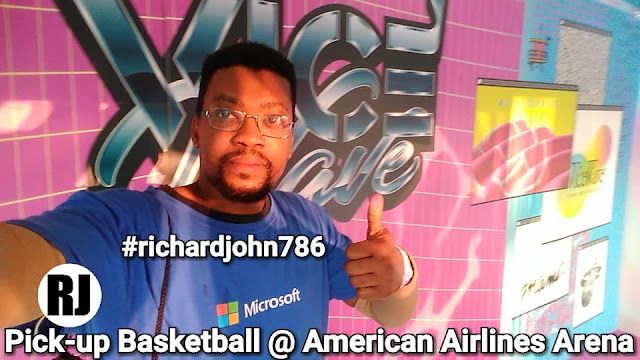 Recap: Pick-up Basketball at American Airlines Arena, Home of the Miami Heat; Presented by: Mountain Dew (#ViceWave); Starring: #richardjohn786