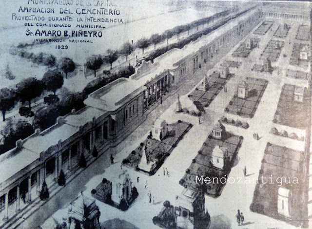 Municipalidad de la Ciudad de Mendoza. Ampliación del Cementerio