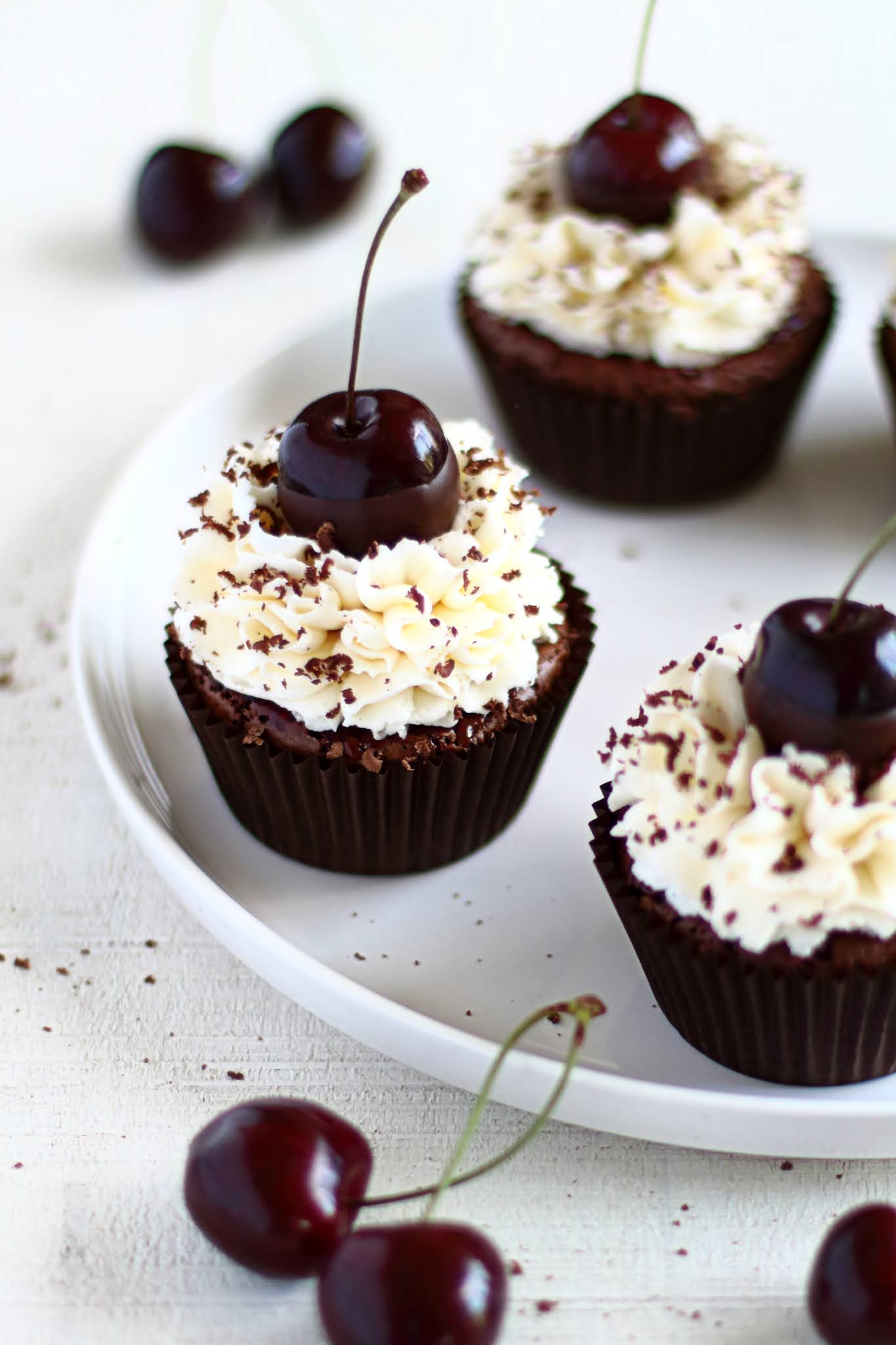 Schwarzwälder kirsch cupcakes