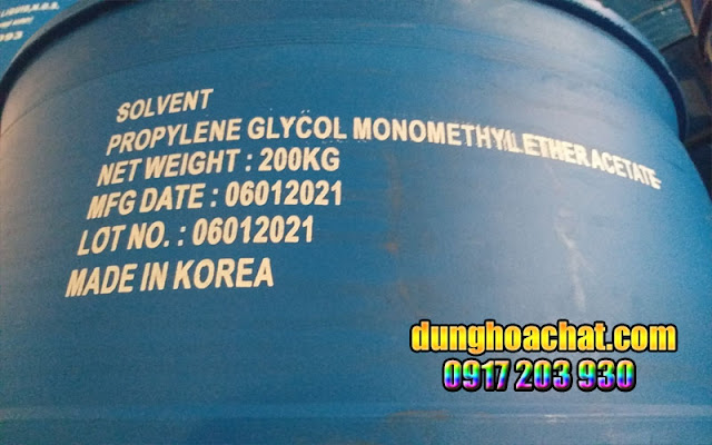Dung môi Propylene Glycol Monomethyl Ether Acetate (PMA)