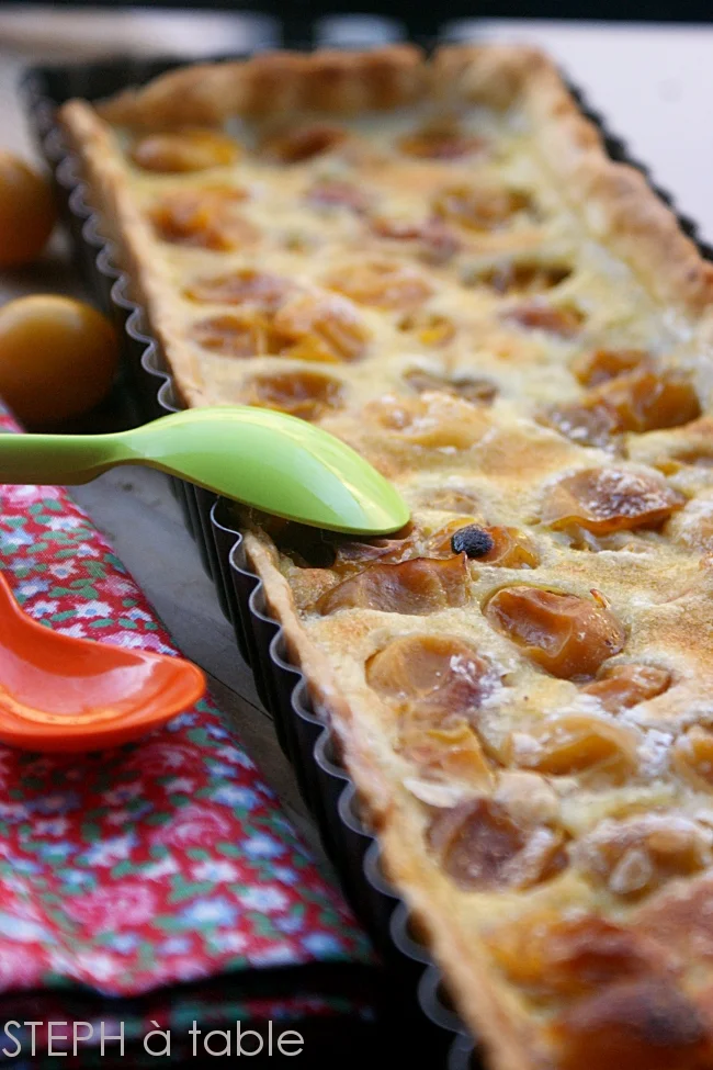 Tarte aux mirabelles - Stephatable