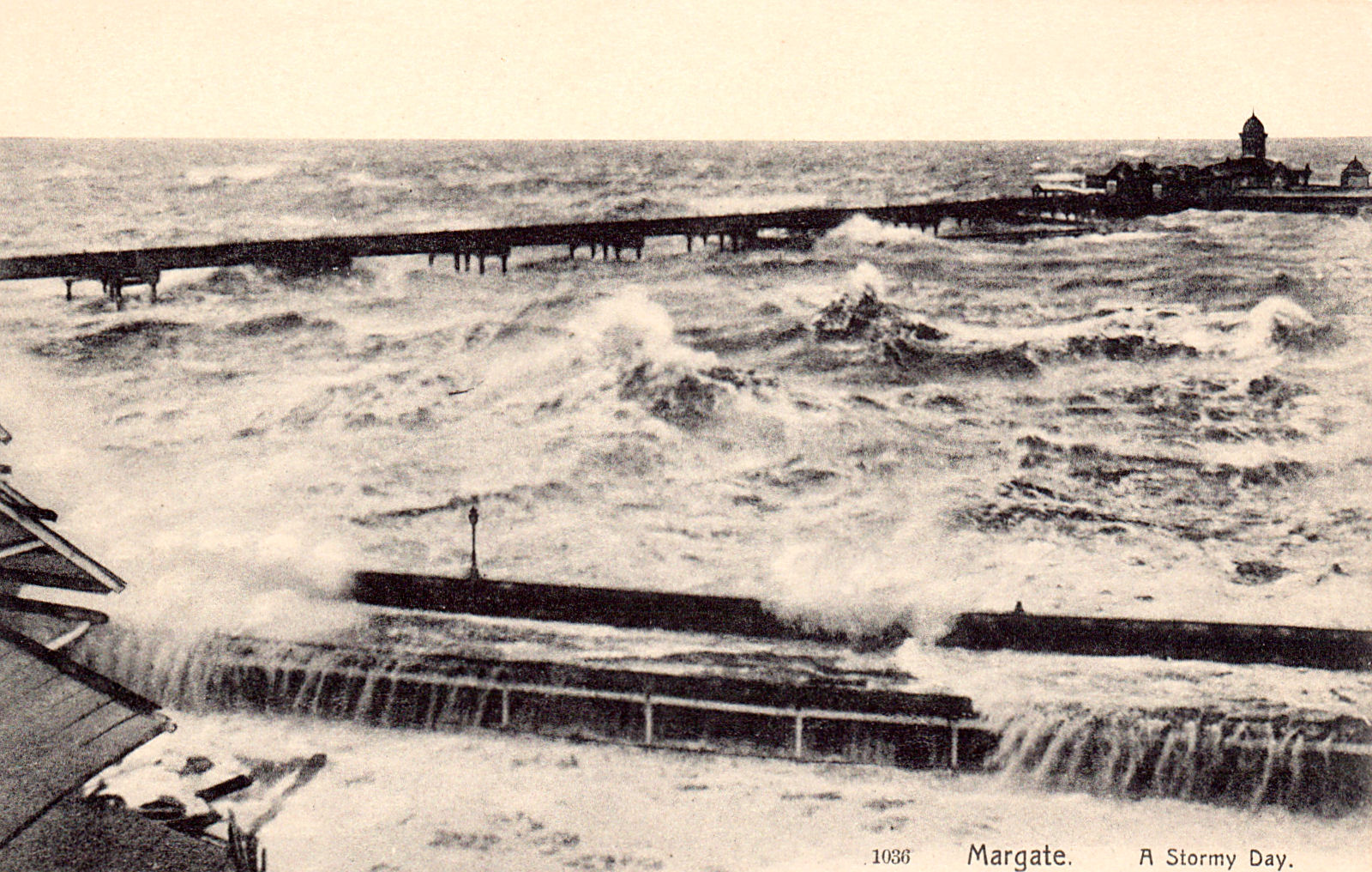 Historic Margate storm pictures. Serious local storms with plenty of blaming the