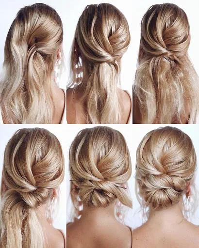 Hairstyles for Bridesmaids - Step by Step