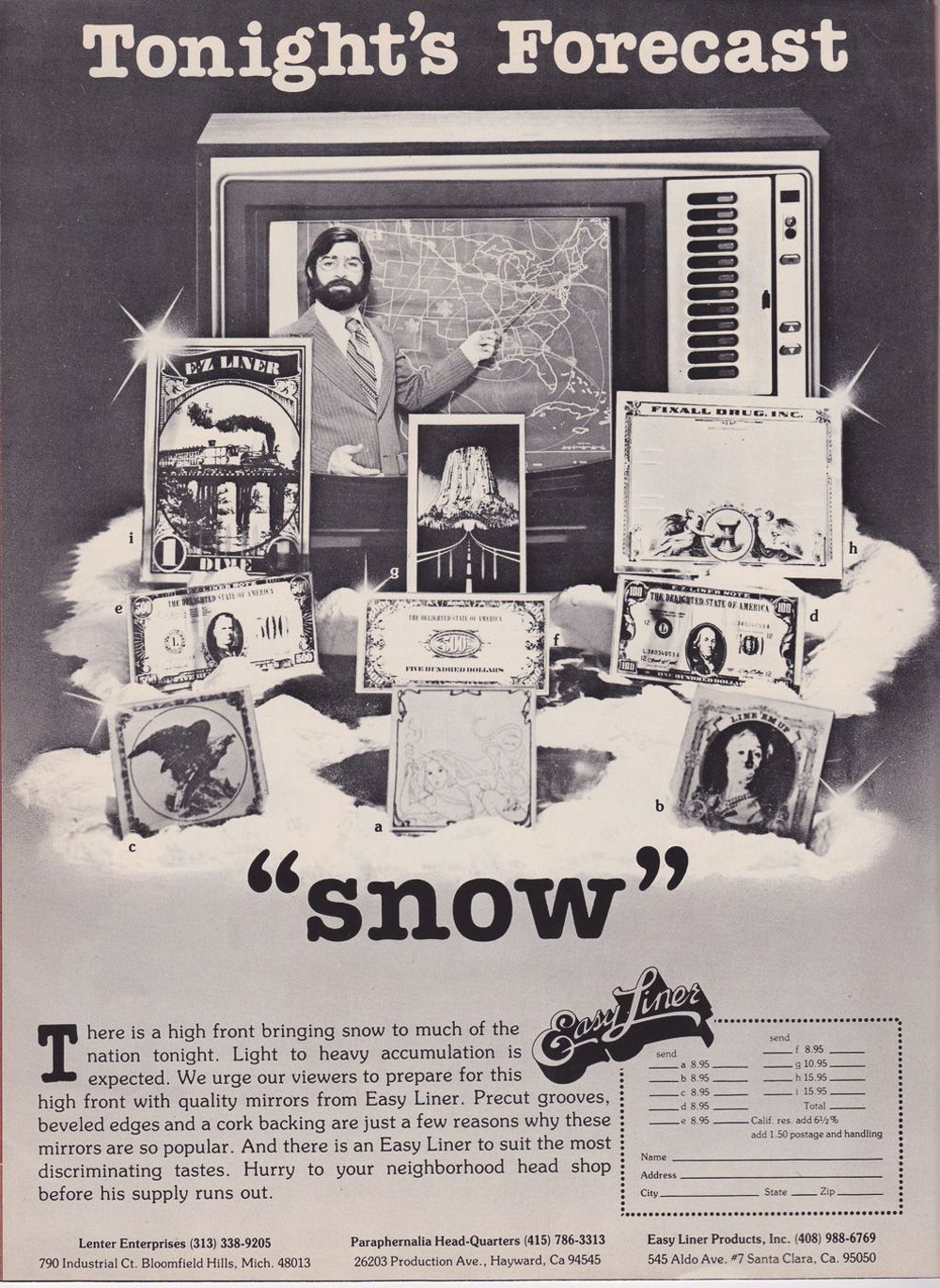 Back when it was normal to advertise cocaine gadgets in magazines  1970 1980 - 2