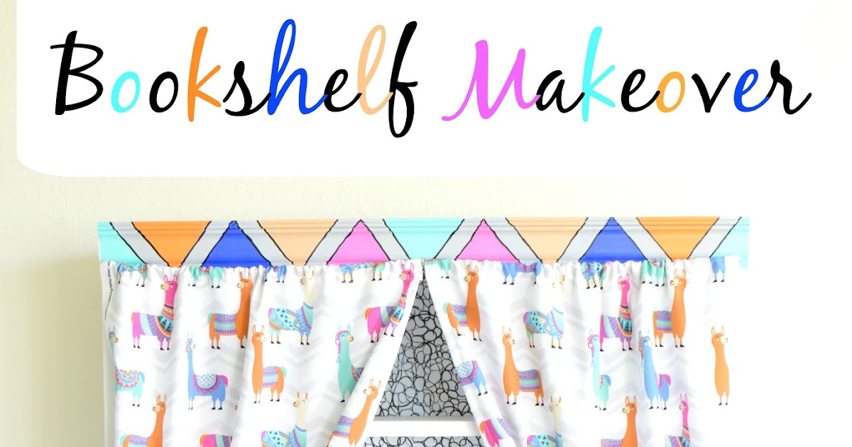 Vikalpah Bookshelf makeover How to add curtains to bookshelf