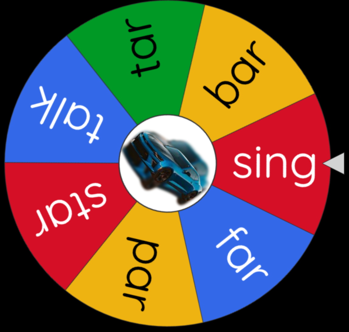 AAC Girls Wheel of Names