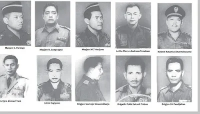 Nama nama tokoh pahlawan revolusi korban kekejaman G30S PKI 1965 - berbagaireviews.com