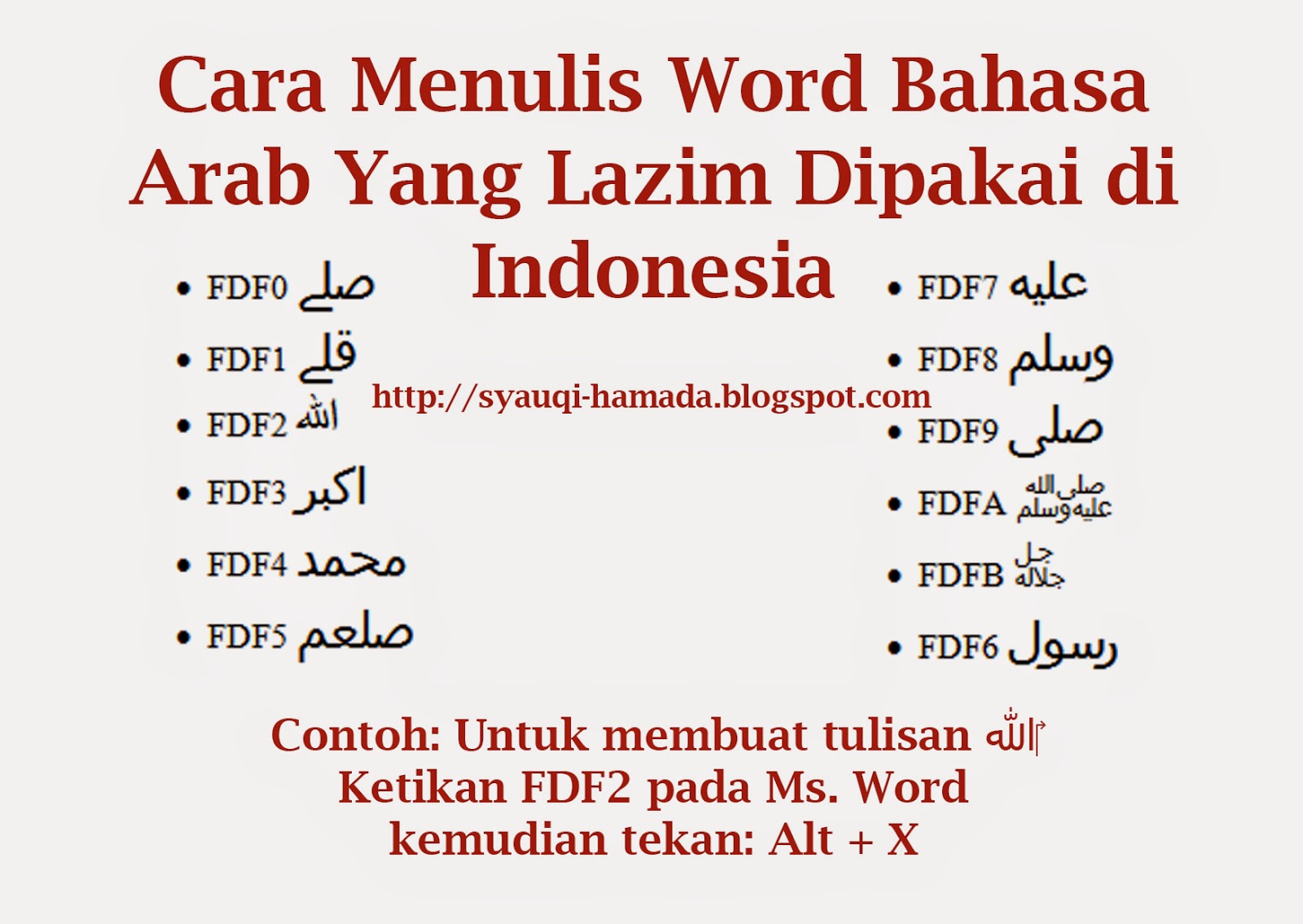 Cara Menulis Arab Di Word 2007 Windows Xp - Mari Berbagi ...