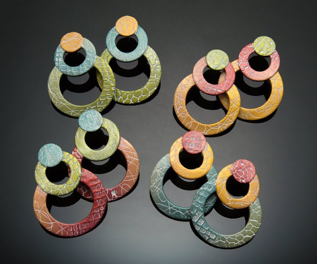 Contemporary Polymer Clay Jewelry Tutorials by BettinaWelker / The
