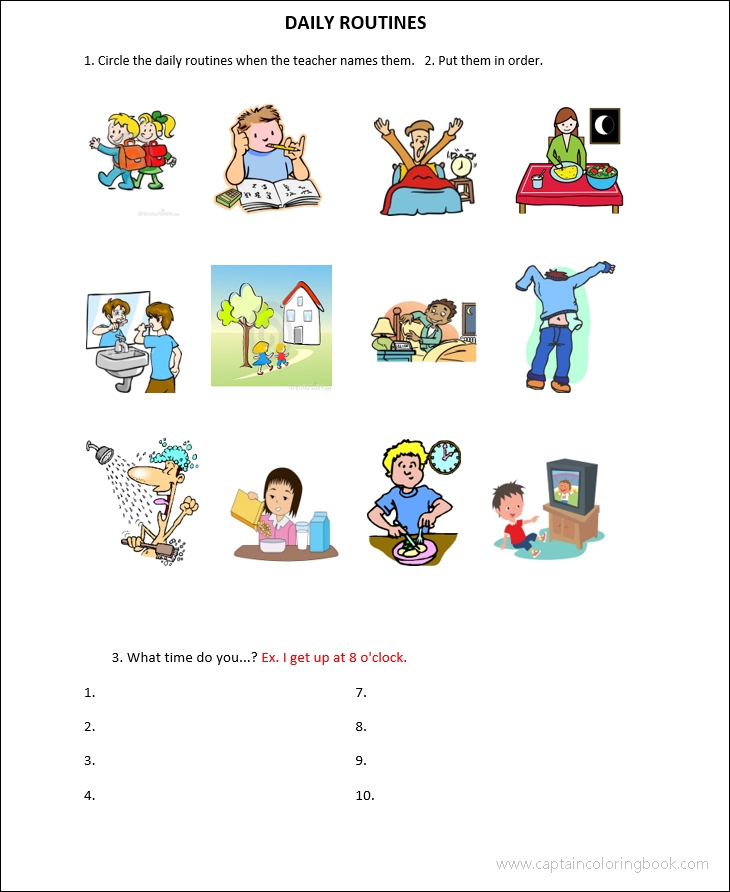 Routines exercises. Задания Daily Routine for Kids. Режим дня Worksheet. Распорядок дня Worksheets. Daily Routine распорядок дня.