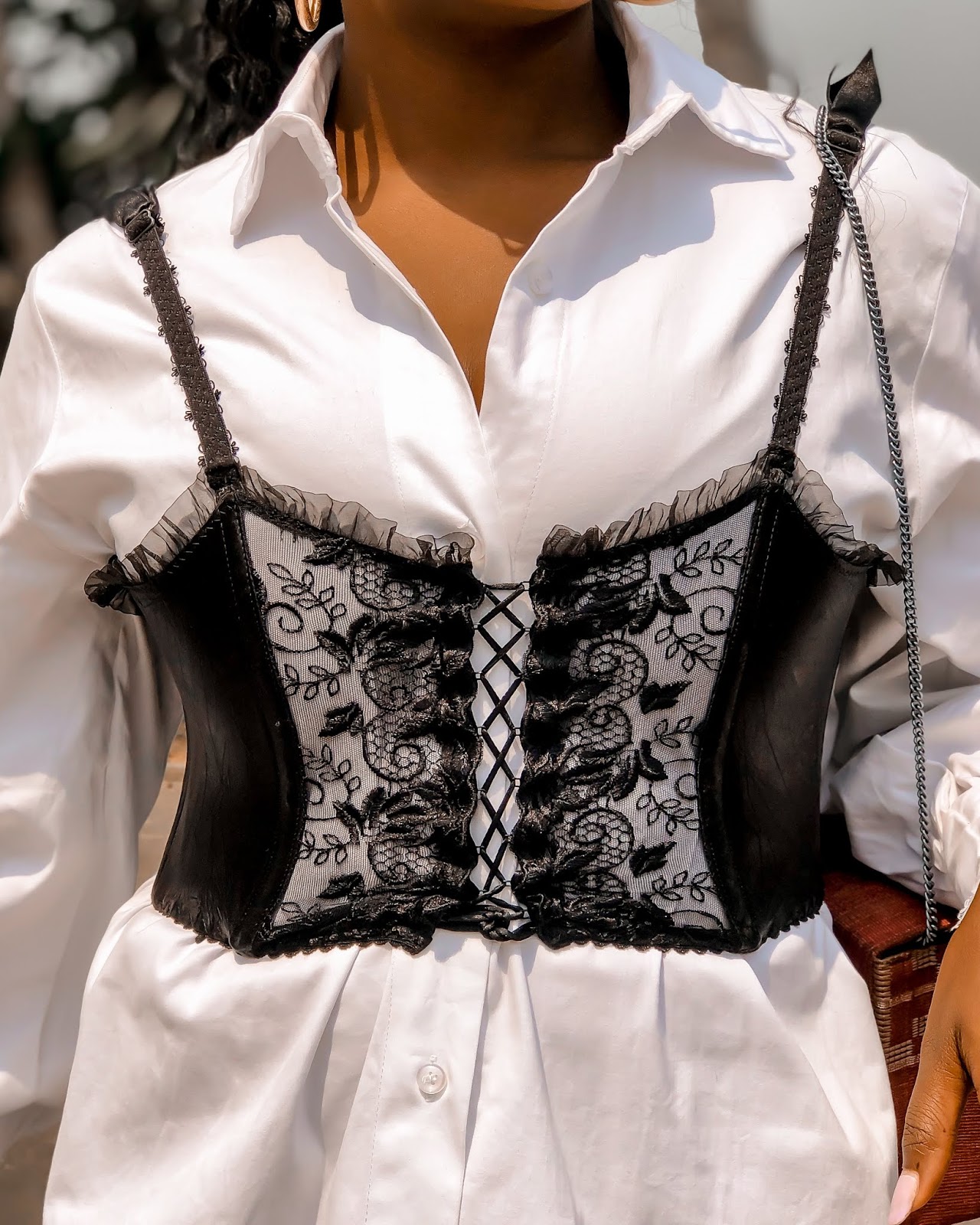 Lade In Style Styling Corset as Outerwear