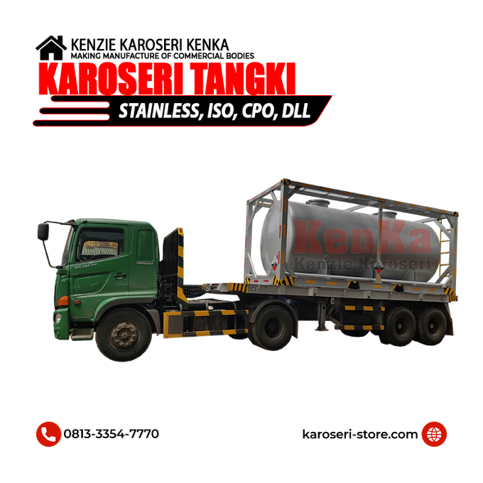 Harga Pembuatan Karoseri Trailer Tank - ISO Tank