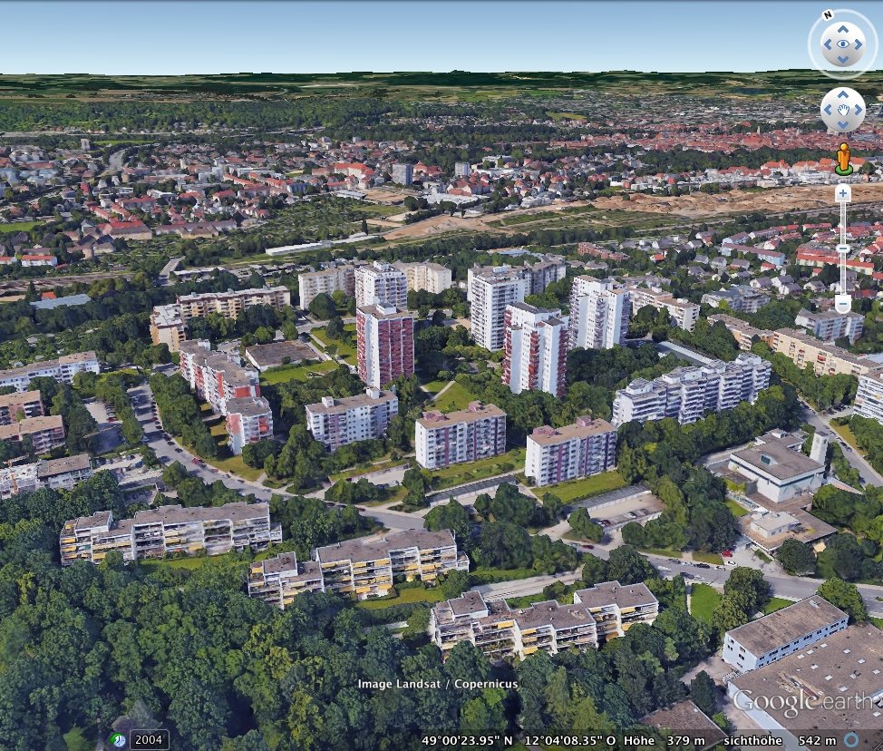 Regensburger Tagebuch Das alte Einkaufszentrum Königswiesen Nord