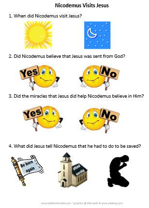 Bible Fun For Kids: Nicodemus