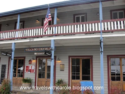 exterior of Volcano Union Pub and Inn in Volcano, California