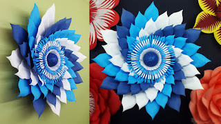 Colors Paper Diy Flowers Wall Decorations Flower Diy Paper Flowers Wall Decorations