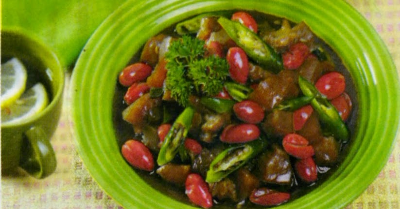 Resep Delf TUMIS KIKIL KULIT MELINJO