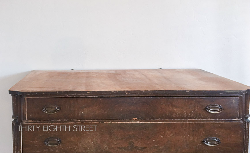 How To Quickly Remove Wood Veneer With A Heat Gun Thirty Eighth Street