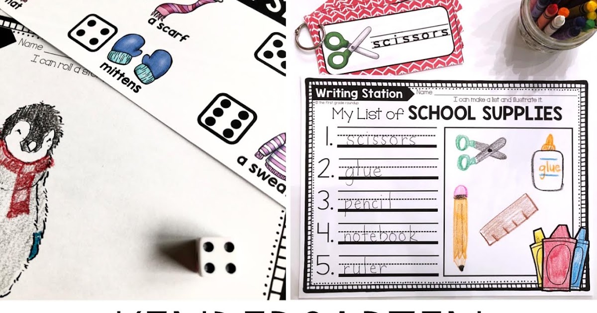 Writing Centers for Kindergarten - Firstgraderoundup