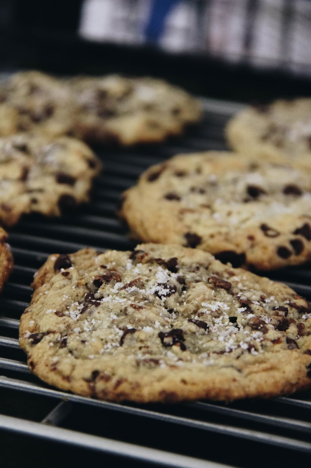 Sea Salt + Toffee Chocolate Chip Cookies Home On Oak