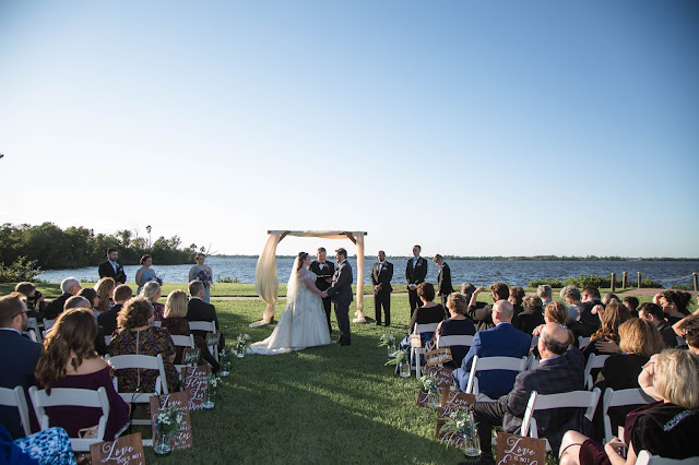 wedding ceremony at white orchid at oasis in fort myers