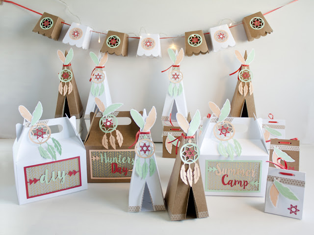 cajas papel decoracion fiesta