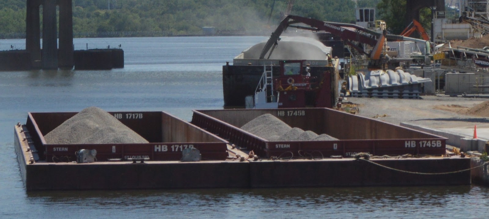 Industrial History Unloading Barges, Revisited