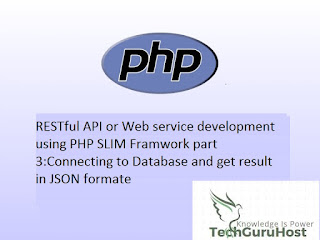 rest api or web services development using php slim framework image