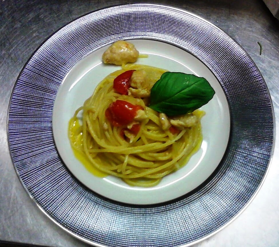 Pasta da Chef il Diavolo che fa le pentole ed i coperti Spaghetti