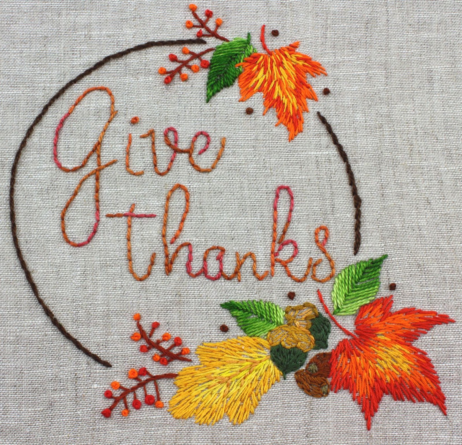 Thanksgiving Embroidery Designs