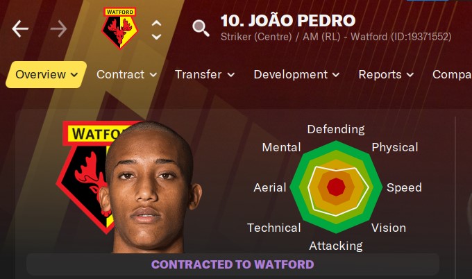 Football Manager 2021 - Joao Pedro | FM21