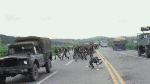 옛날 예비군 훈련