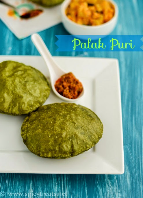 Palak Puri Recipe