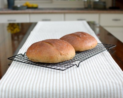 How to Make Swedish Rye Bread in a Bread Machine of By Hand ♥ KitchenParade.com, the traditional recipe, slightly sweet, bright with orange, anise and caraway. Recipes, many insider tips, nutrition and Weight Watchers points included.