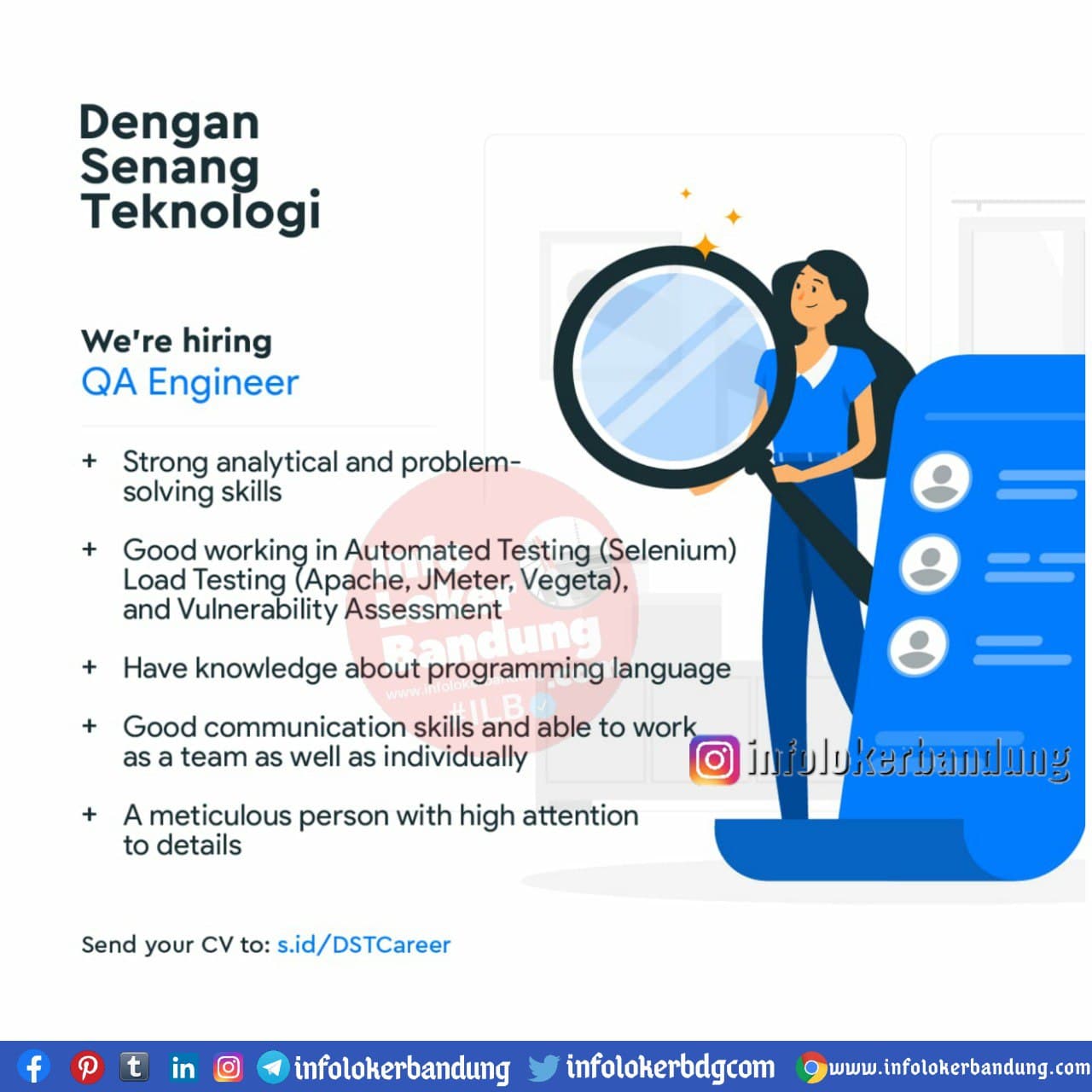 Lowongan Kerja Dengan Senang Teknologi Bandung November 2020