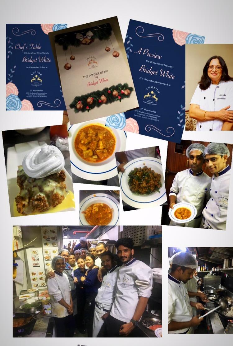 ANGLO-INDIAN CULINARY TRAINING WORKSHOP AND CURATING A NEW WINTER MENU AT ANGLOW, NEW DELHI