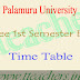 Palamuru university degree 1st semester results 2016-2017