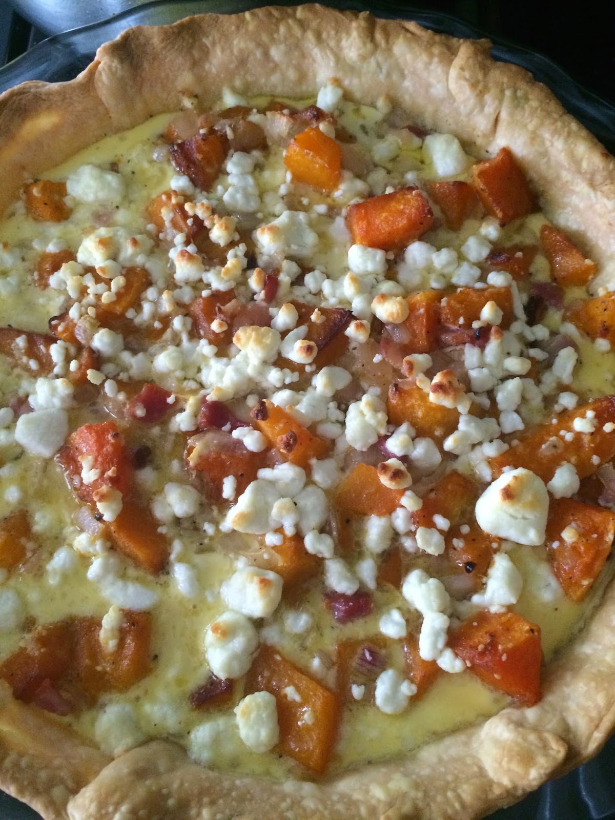 A Lovely Life, Indeed Recipe Quiche with Roasted Butternut Squash